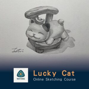 Online Sketching Lucky Cat