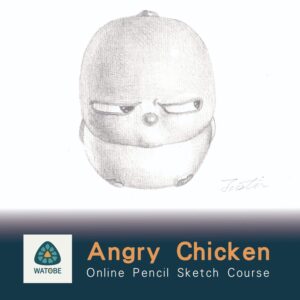 Beginner Drawing Course – Angry Chicken (Video + Templates)